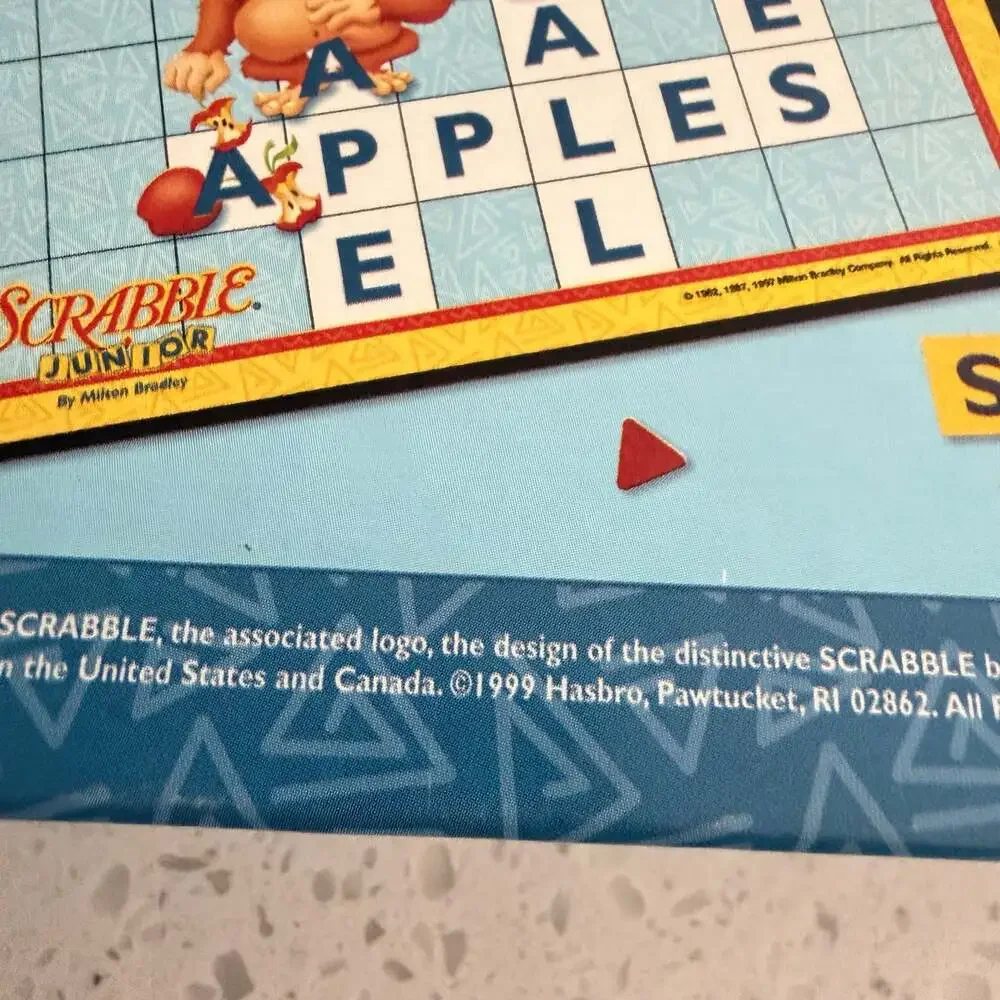 VTG Scrabble Junior Board Game by HASBRO